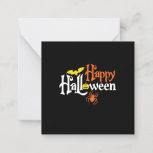 Tarjeta Pequeña Cumpleaños Feliz Halloween