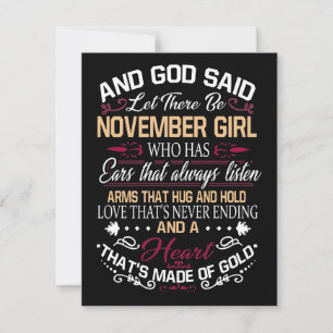Tarjeta Pequeña Cumpleaños   Y Dios dijo que hubiera chica de novi
