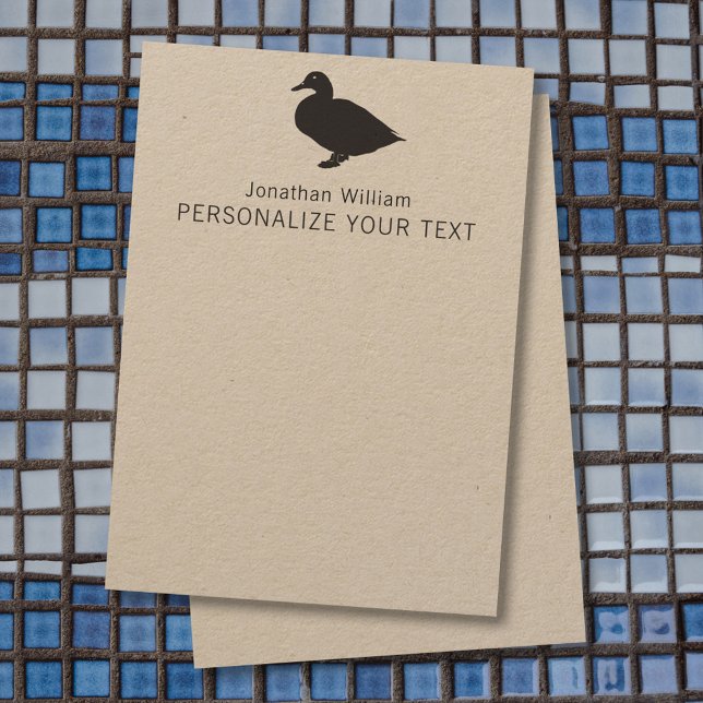 Tarjeta Pequeña Curioso Pato Elegante Retro Estacionamiento Person (Subido por el creador)