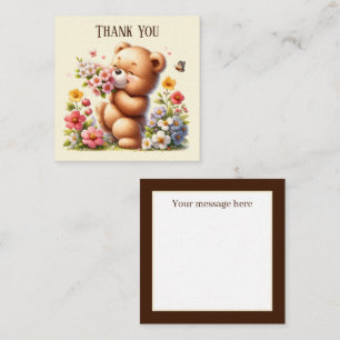 Tarjeta Pequeña Curte Gracias a ti enviar un mensaje
