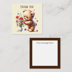 Tarjeta Pequeña Curte Gracias a ti enviar un mensaje