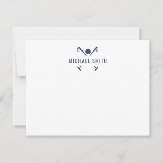 Tarjeta Pequeña Custom Equestrian Stationery Polo Note Card