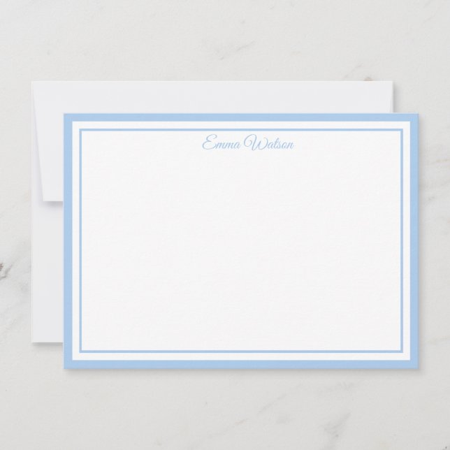 Tarjeta Pequeña Custom Name Note Card (Anverso)
