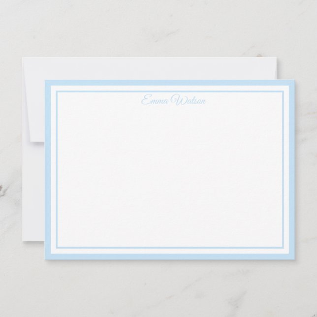 Tarjeta Pequeña Custom Name Note Card (Anverso)