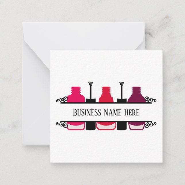 Tarjeta Pequeña Cuta tecnología de Nail cualquier propósito Tarjet (Anverso)