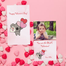 Cute Foto de Koala Rosa para San Valentín en el Au