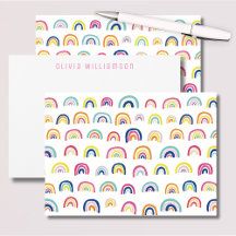 Cuto arcoiris Notecard