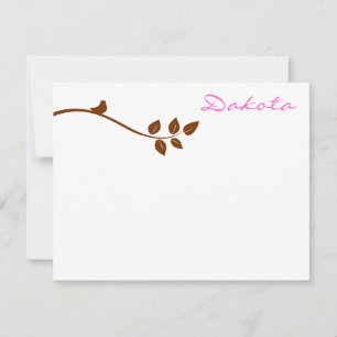 Tarjeta Pequeña Dakota Bat Mitzvah Boda Sweet 16 Gracias