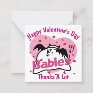Tarjeta Pequeña DBY Happy Valentine Day con LOVES
