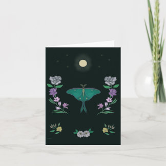 Tarjeta pequeña de felicitación del jardín de la p
