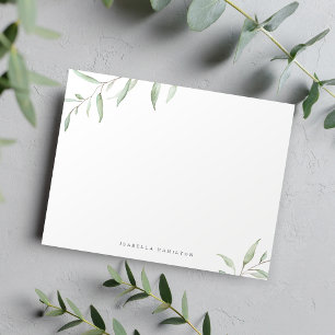 Tarjeta Pequeña Decoración rústica minimalista personalizada