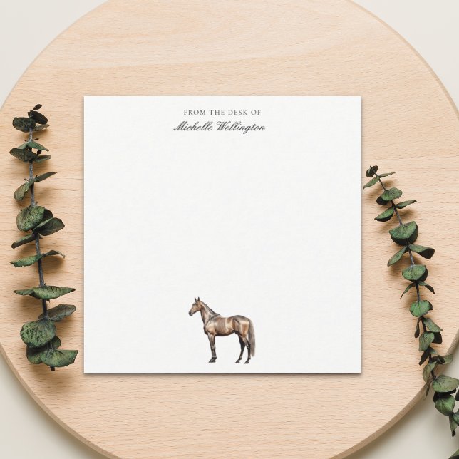 Tarjeta Pequeña Desde El Escritorio De | Elegante nombre ecuestre  (Subido por el creador)
