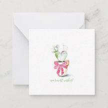 Deseos más cálidos Navidades Cacti Mini