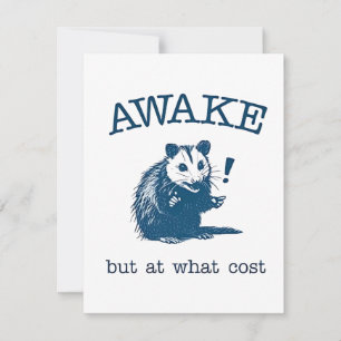 Tarjeta Pequeña Despierta pero en qué costa opositora a Possum ret