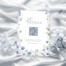 Detalles del código QR de la elegante flor silvest