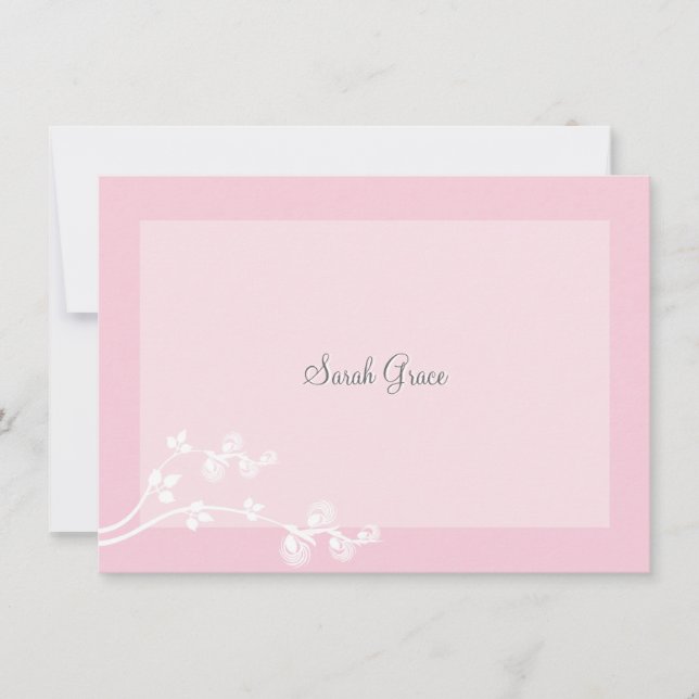 Tarjeta Pequeña Devout Personalizado Notecard (Anverso)