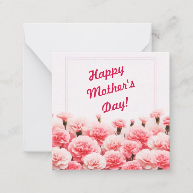 Tarjeta Pequeña Día de la madre (Anverso)