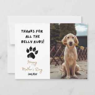 Tarjeta Pequeña Día de la Madre gracioso foto personalizada de Mas