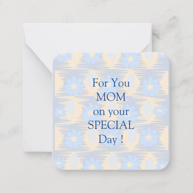 Tarjeta Pequeña Día de las Madres  (Anverso)
