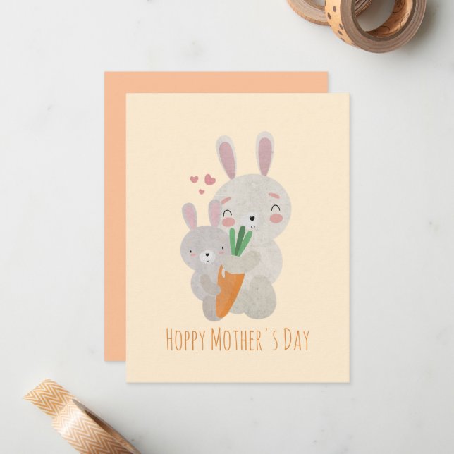 Tarjeta Pequeña Día de las madres amamantadas (Anverso/Reverso In Situ)