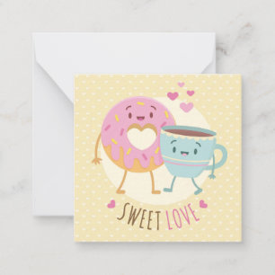 Tarjeta Pequeña Día de San Valentín adorable