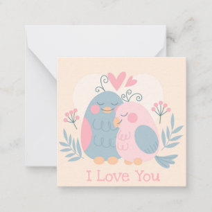 Tarjeta Pequeña Día de San Valentín adorable