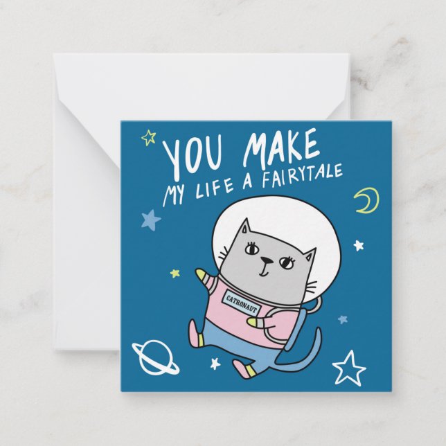 Tarjeta Pequeña Día de San Valentín adorable (Anverso)