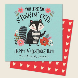 Tarjeta Pequeña Día de San Valentín de niños pequeños, Stinkin Cut