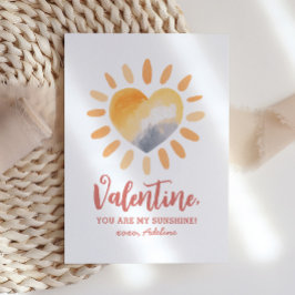 Tarjeta Pequeña Día de San Valentín de niños Sunshine