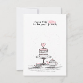 Tarjeta Pequeña Día de San Valentín en el salón de clase