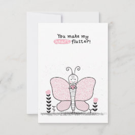 Tarjeta Pequeña Día de San Valentín en el salón de clase