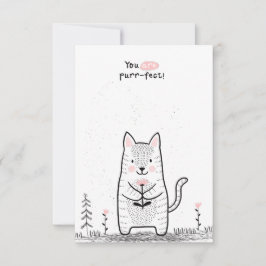 Tarjeta Pequeña Día de San Valentín en el salón de clase 