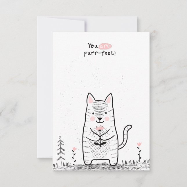 Tarjeta Pequeña Día de San Valentín en el salón de clase  (Anverso)