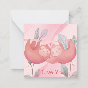 Tarjeta Pequeña Día de San Valentín lindo