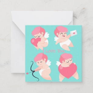 Tarjeta Pequeña Día de San Valentín lindo