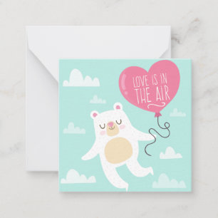 Tarjeta Pequeña Día de San Valentín lindo