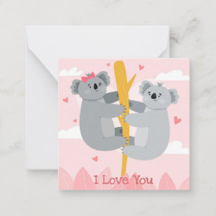 Tarjeta Pequeña Día de San Valentín lindo
