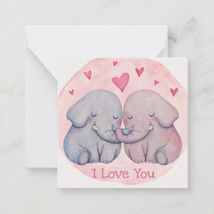 Tarjeta Pequeña Día de San Valentín lindo