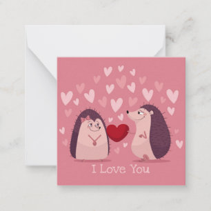 Tarjeta Pequeña Día de San Valentín lindo