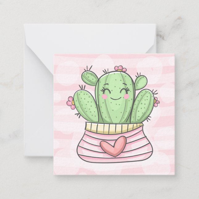 Tarjeta Pequeña Día de San Valentín lindo (Anverso)