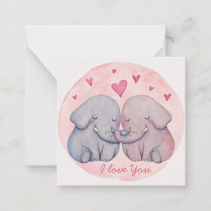 Tarjeta Pequeña Día de San Valentín lindo