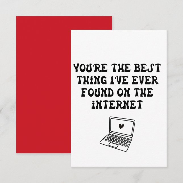 Tarjeta Pequeña Día de San Valentín Regalos Bonitos y Mejores para (Anverso / Reverso)