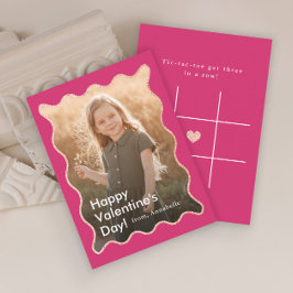 Tarjeta Pequeña Día de San Valentín Simple Moderno para Aula de Ni
