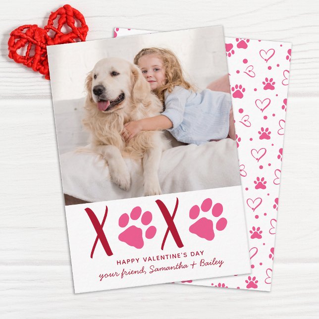 Tarjeta Pequeña Día de San Valentín XOXO Cute niños en aula foto d (Subido por el creador)