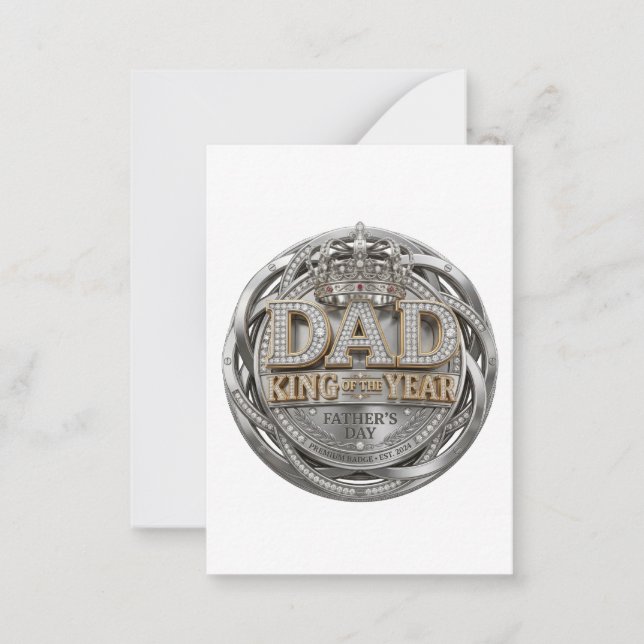 Tarjeta Pequeña Día del Padre (Anverso)