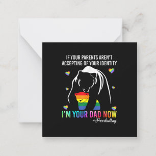 Tarjeta Pequeña Día del Padre   Ahora soy tu papá
