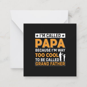 Tarjeta Pequeña Día del Padre Me Llamo Papa