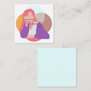 Tarjeta Pequeña Día Internacional de la Mujer