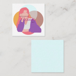 Tarjeta Pequeña Día Internacional de la Mujer
