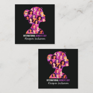 Tarjeta Pequeña Día Internacional de la Mujer 8 de marzo